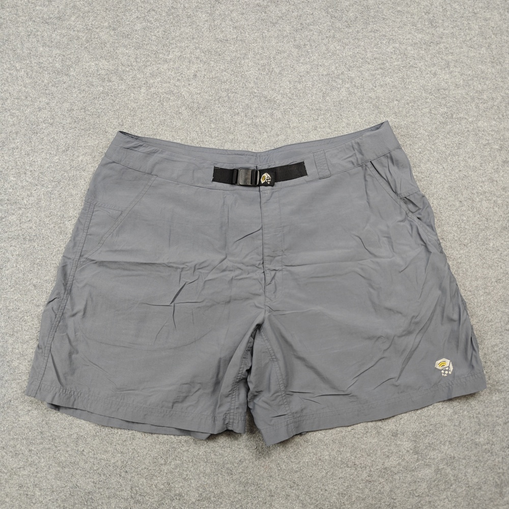 Mountain Hardwear Shorts Mens 2XL Gray 6 Inch Hiking Quick Dry Lined Pockets